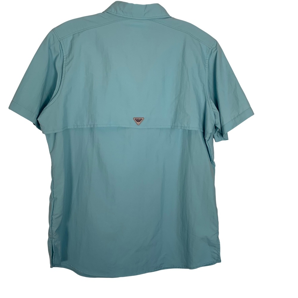 Columbia PFG Tamiami II Short Sleeve Fishing Shirt Blue Womens Small NWT - Picture 4 of 7